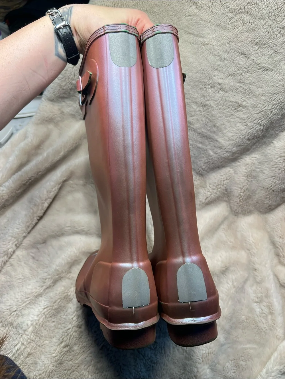 Hunter Original Tall rain boots girls size 6